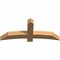 Ekena Millwork Bellingham Timber Gable Bracket, Western Red Cedar, 60"W x 25"H x 5 1/2"D x 5 1/2"F, 10/12 Pitch GBW060X25X0606BEL00SWR - alternate 4
